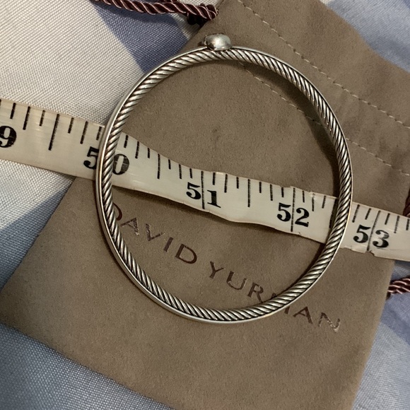 Vintage david yurman cable bangle  with diamond confetti - Picture 13 of 13